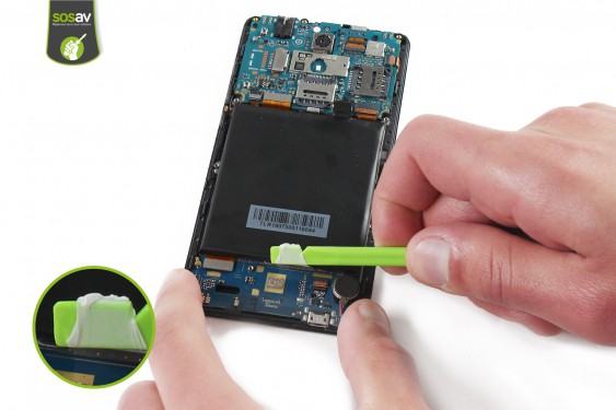 Guide photos remplacement nappe bouton power et volume Wiko U Feel Lite (Etape 13 - image 3)