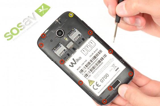 Guide photos remplacement cable d'interconnexion Wiko Cink Five (Etape 6 - image 1)