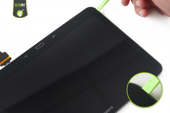 Guide photos remplacement nappe bouton home Galaxy Tab 4 10.1 (Etape 10 - image 1)