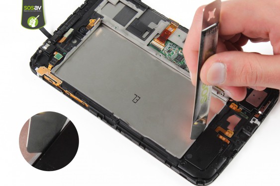 Guide photos remplacement haut-parleur droit Galaxy Tab 3 7" (Etape 20 - image 1)