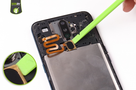 Guide photos remplacement câble d'interconnexion Oppo A9 (2020) (Etape 12 - image 1)