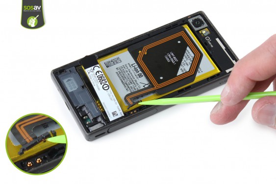 Guide photos remplacement ecran complet (lcd + tactile + châssis) Z5 compact (Etape 10 - image 2)