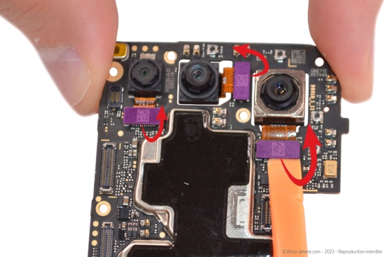Guide photos remplacement caméra avant Redmi Note 11S 5G (Etape 12 - image 3)