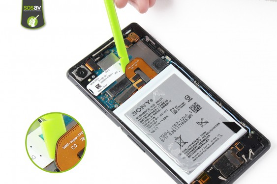 Guide photos remplacement haut-parleur interne Xperia Z3 (Etape 9 - image 2)