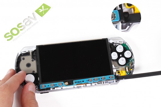 Guide photos remplacement coque complète PSP 3000 (Etape 14 - image 2)