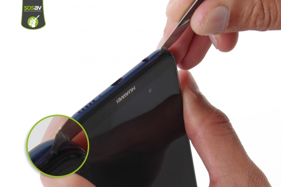 Guide photos remplacement haut-parleur externe Huawei Y7 2018 (Etape 4 - image 1)