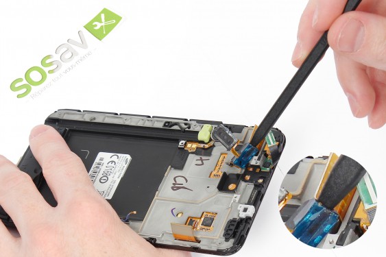 Guide photos remplacement prise jack + haut-parleur interne  (Etape 24 - image 4)