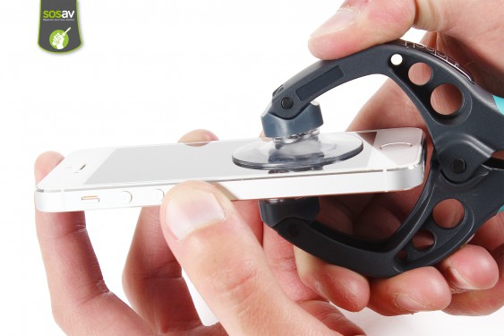 Guide photos remplacement ecran complet assemblé iPhone 5S (Etape 2 - image 4)