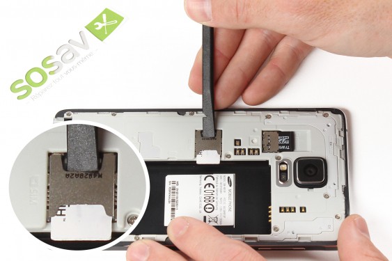 Guide photos remplacement caméra avant + capteur de proximité et luminosité  (Etape 5 - image 2)