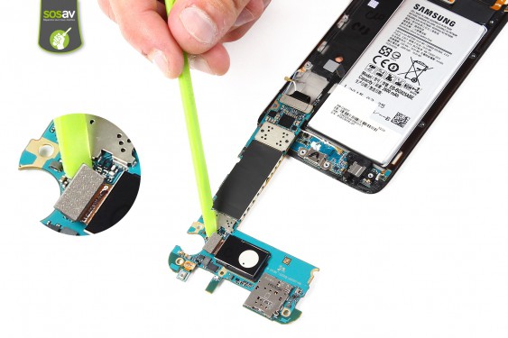 Guide photos remplacement caméra arrière Samsung Galaxy S6 Edge (Etape 12 - image 2)