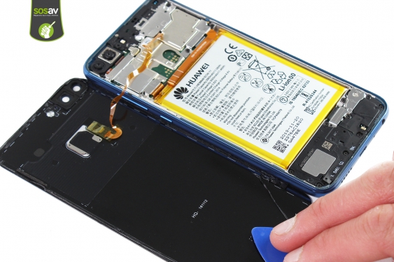 Guide photos remplacement ecran complet (lcd + châssis) Honor 9 Lite (Etape 6 - image 2)