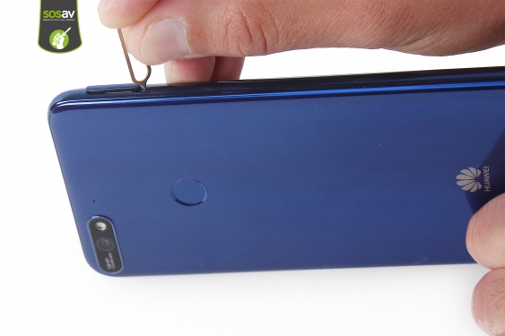 Guide photos remplacement haut-parleur interne Huawei Y7 2018 (Etape 2 - image 2)