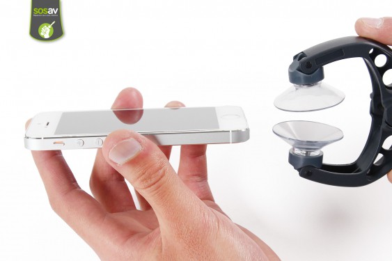 Guide photos remplacement ecran complet assemblé iPhone 5S (Etape 2 - image 2)