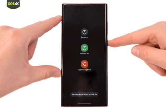 Guide photos remplacement caméra avant Galaxy S22 Ultra (Etape 1 - image 1)