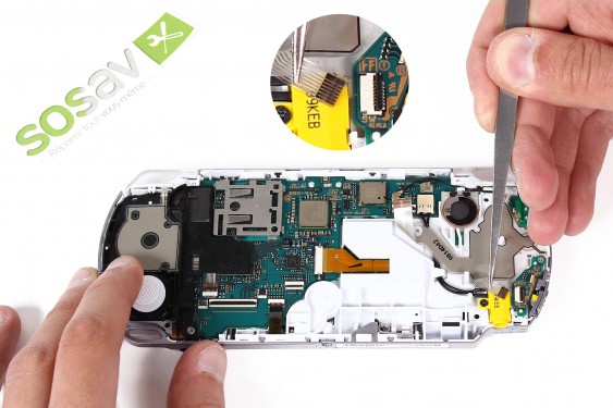 Guide photos remplacement haut-parleur droit PSP 3000 (Etape 15 - image 2)