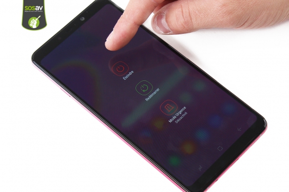 Guide photos remplacement châssis interne Galaxy A9 (2018) (Etape 1 - image 2)