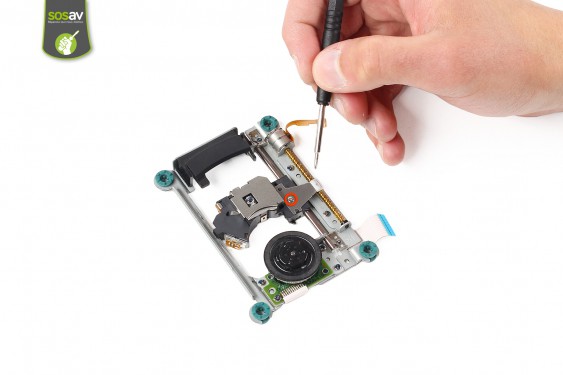 Guide photos remplacement lentille laser Playstation 2 Slim (Etape 9 - image 1)