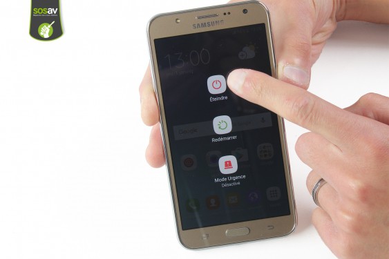 Guide photos remplacement caméra avant Galaxy J7 2015 (Etape 1 - image 2)