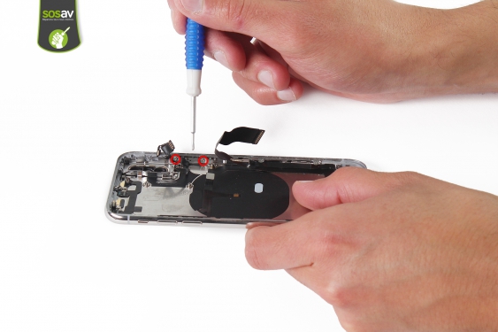 Guide photos remplacement nappe flash power iPhone XS (Etape 43 - image 1)