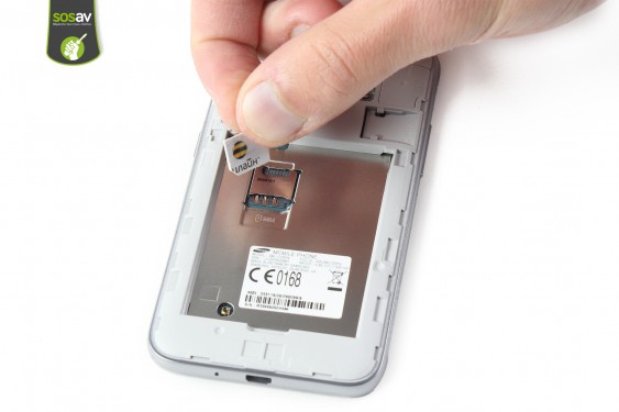 Guide photos remplacement carte sim Galaxy J1 2016 (Etape 6 - image 4)