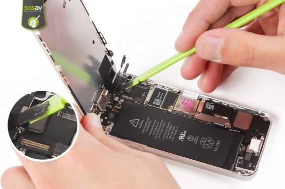 Guide photos remplacement ecran complet assemblé iPhone 5S (Etape 8 - image 2)