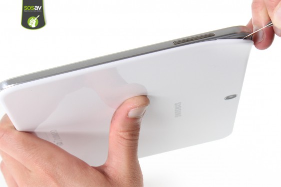 Guide photos remplacement haut-parleur droit / prise jack / antenne wifi Galaxy Tab 3 10.1 (Etape 2 - image 2)
