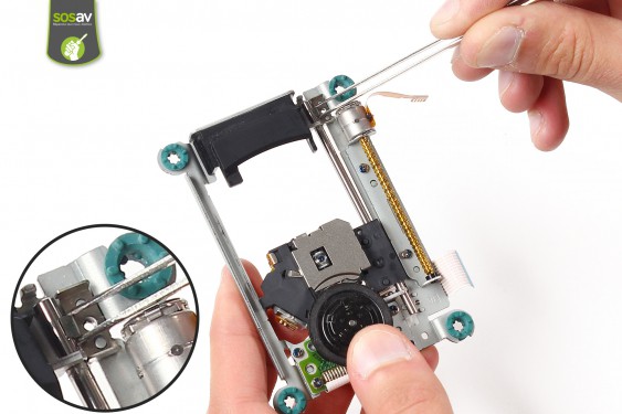 Guide photos remplacement lentille laser Playstation 2 Slim (Etape 11 - image 1)