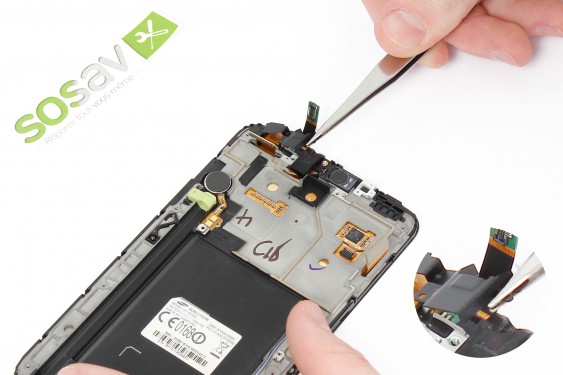 Guide photos remplacement prise jack + haut-parleur interne  (Etape 22 - image 3)