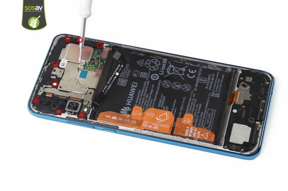 Guide photos remplacement capteur proximité & luminosité Huawei P30 Lite (Etape 12 - image 1)