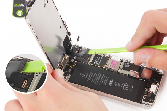 Guide photos remplacement ecran complet assemblé iPhone 5S (Etape 7 - image 4)