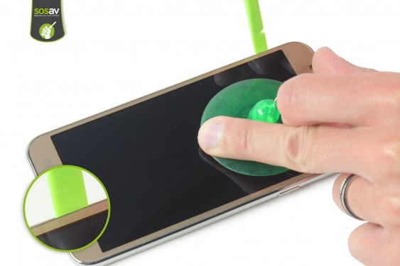 Guide photos remplacement caméra avant Galaxy J7 2015 (Etape 13 - image 3)