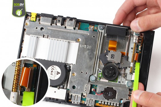 Guide photos remplacement lentille laser Playstation 2 Slim (Etape 5 - image 1)