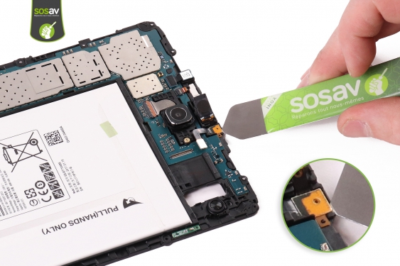 Guide photos remplacement haut-parleur interne + micro Galaxy Tab S2 8 (Etape 16 - image 1)