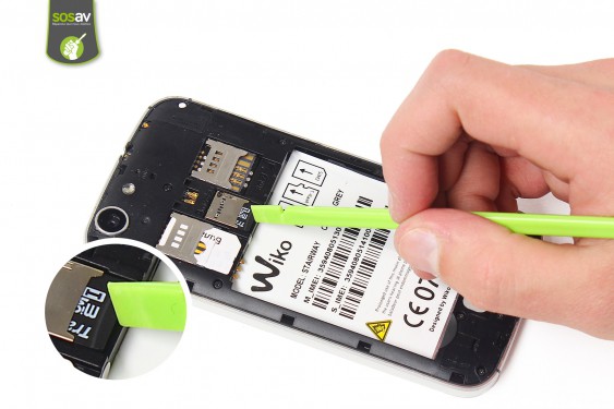 Guide photos remplacement haut-parleur externe Wiko Stairway (Etape 5 - image 1)