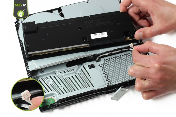Guide photos remplacement câble de liaison de l'alimentation Playstation 4 Slim (Etape 18 - image 2)
