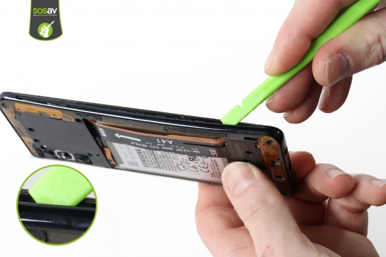 Guide photos remplacement haut-parleur interne Galaxy A41 (Etape 7 - image 4)