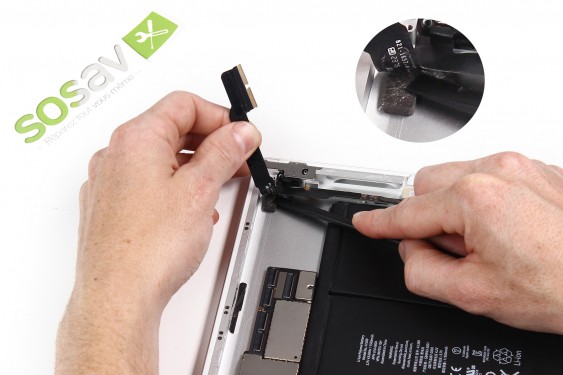 Guide photos remplacement nappe boutons volume, vibreur & power iPad 4 WiFi (Etape 35 - image 2)