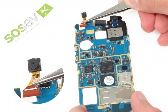 Guide photos remplacement camera avant Samsung Galaxy S3 mini (Etape 12 - image 2)