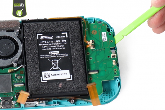 Guide photos remplacement carte fille (gestion boutons de gauche) Nintendo Switch Lite (Etape 17 - image 1)
