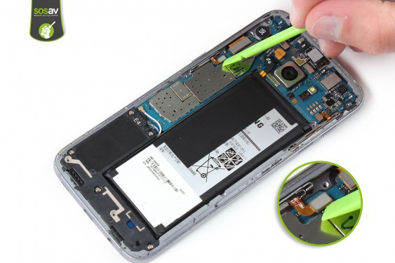 Guide photos remplacement nappe bouton power Samsung Galaxy S7 Edge (Etape 16 - image 1)