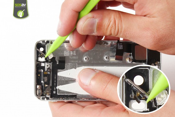 Guide photos remplacement nappe power, vibreur & volume iPhone 5S (Etape 27 - image 1)