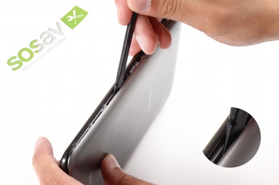 Guide photos remplacement haut-parleur externe droit Samsung Galaxy Tab 2 7" (Etape 4 - image 3)