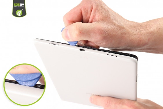 Guide photos remplacement nappe de liaison du connecteur de charge Galaxy Tab A 10,5 (2018) (Etape 3 - image 1)