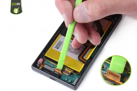 Guide photos remplacement ecran complet (lcd + tactile + châssis) Z5 compact (Etape 17 - image 2)