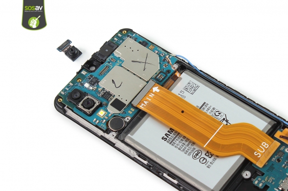 Guide photos remplacement haut-parleur interne Galaxy A40 (Etape 21 - image 1)