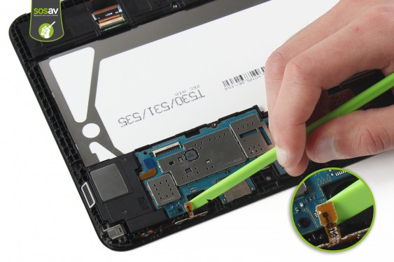Guide photos remplacement haut-parleur droit Galaxy Tab 4 10.1 (Etape 18 - image 2)