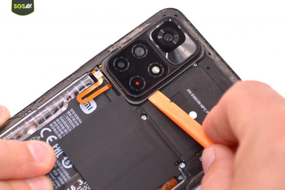 Guide photos remplacement antenne nfc Redmi Note 11S 5G (Etape 5 - image 2)