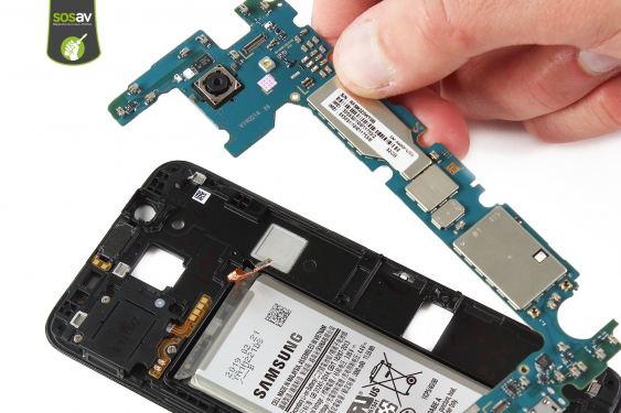 Guide photos remplacement châssis interne Galaxy A6 (2018) (Etape 22 - image 2)