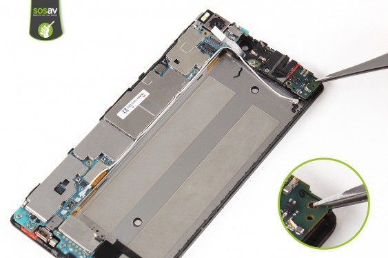 Guide photos remplacement micro secondaire / antenne secondaire Huawei P8 (Etape 22 - image 1)