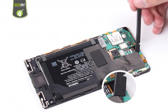 Guide photos remplacement caméra arrière Lumia 1520 (Etape 7 - image 1)